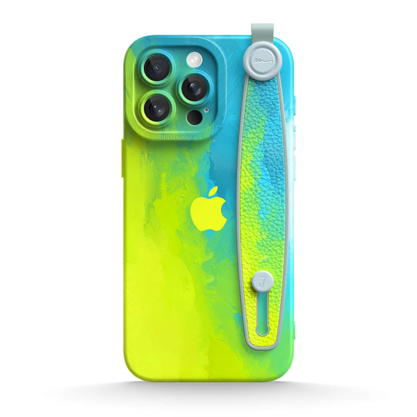 Fluorescent Party - iPhone Wrist Strap Case
