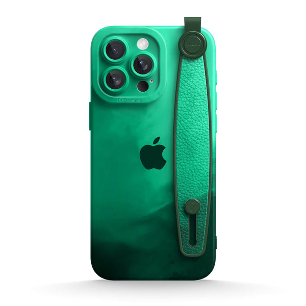 Midnight Green - iPhone Wrist Strap Case