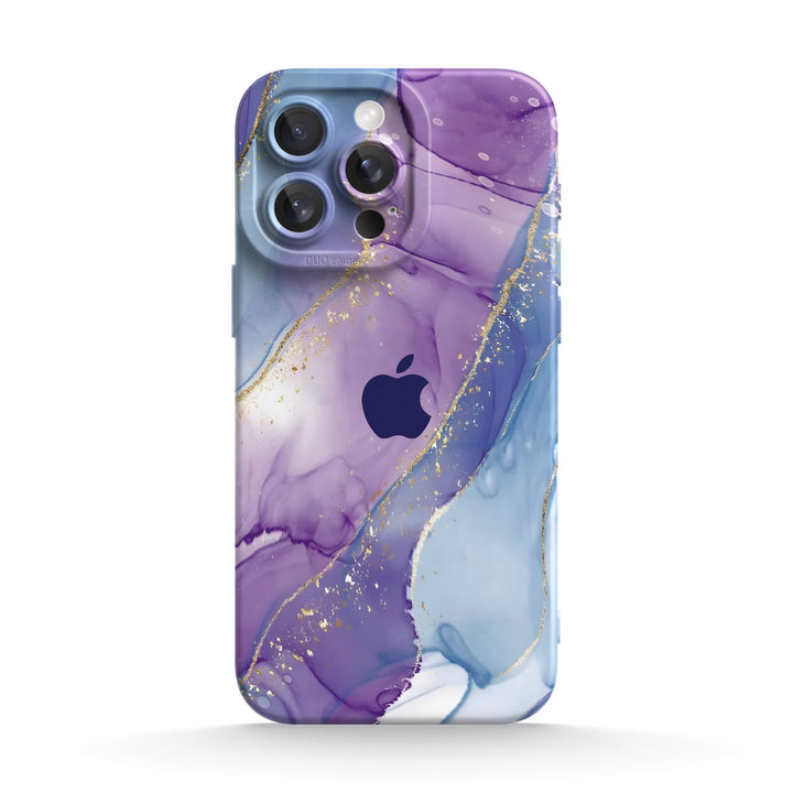 Purple Blue Gilt - iPhone Case