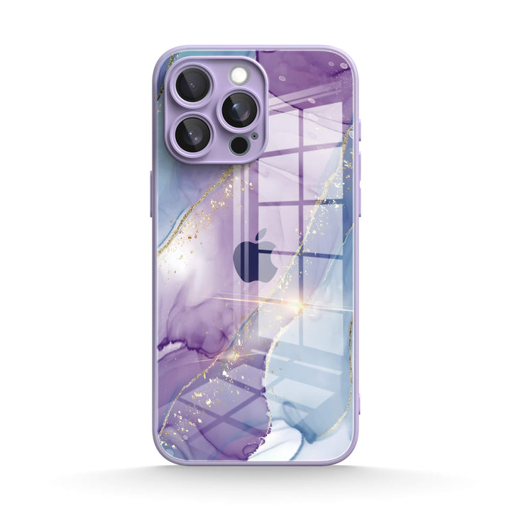 Purple Blue Gilt - iPhone Case