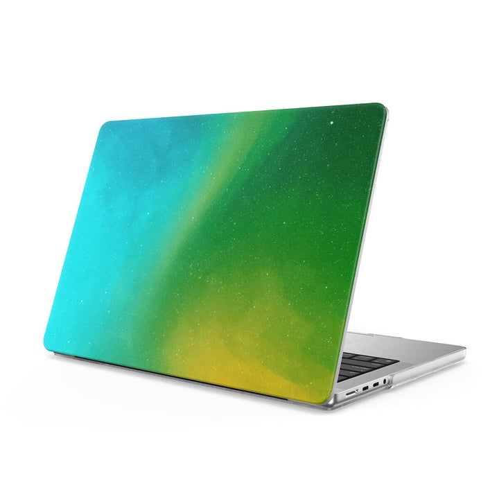 Polaire-Vert À Jaune - Coque MacBook