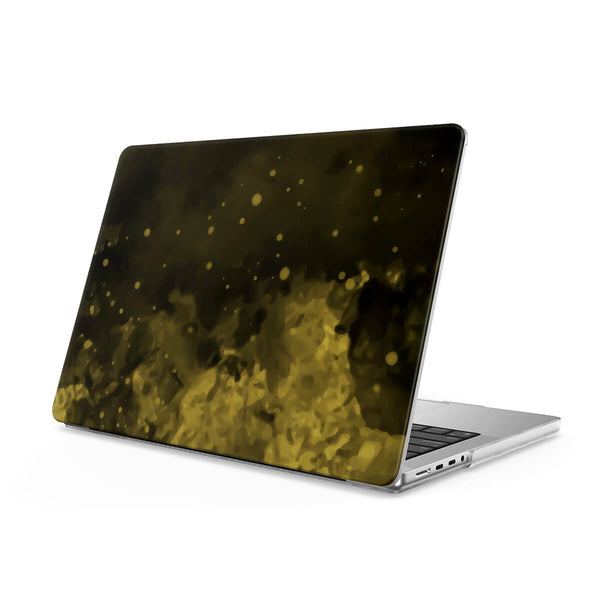 Black Yellow - Macbook Case