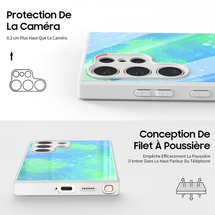 Bleu Blanc  - Coque Samsung