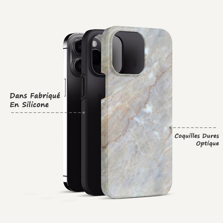 Marbre Marron - Coque iPhone