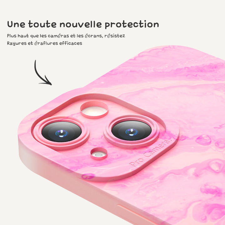 Rouge Doré Cassé - Coque iPhone