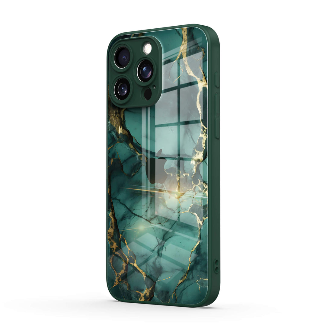 Broken Agate Green - iPhone Case