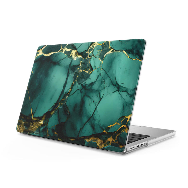 Broken Agate Green - Macbook Case