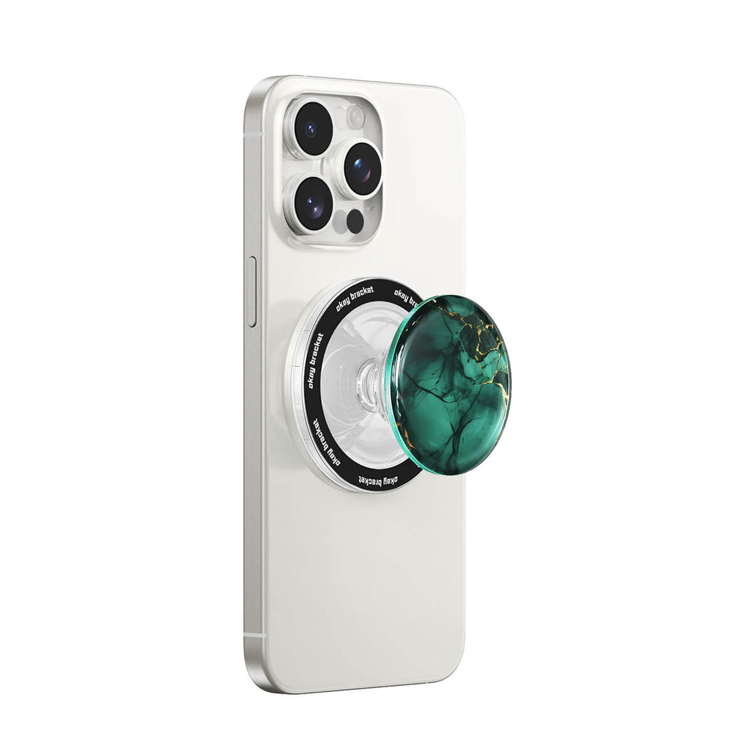 Broken Agate Green - AirBag Grip For MagSafe