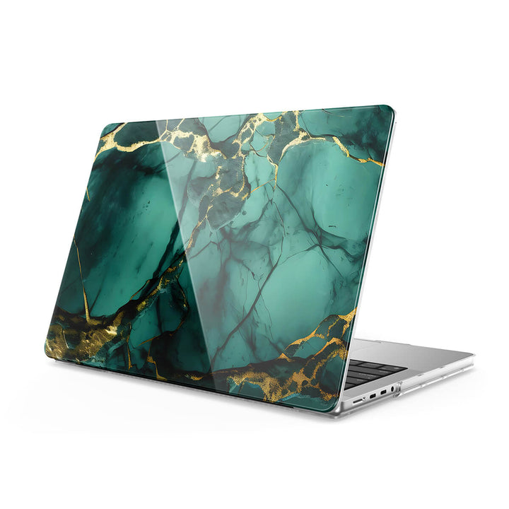 Broken Agate Green - Macbook Case