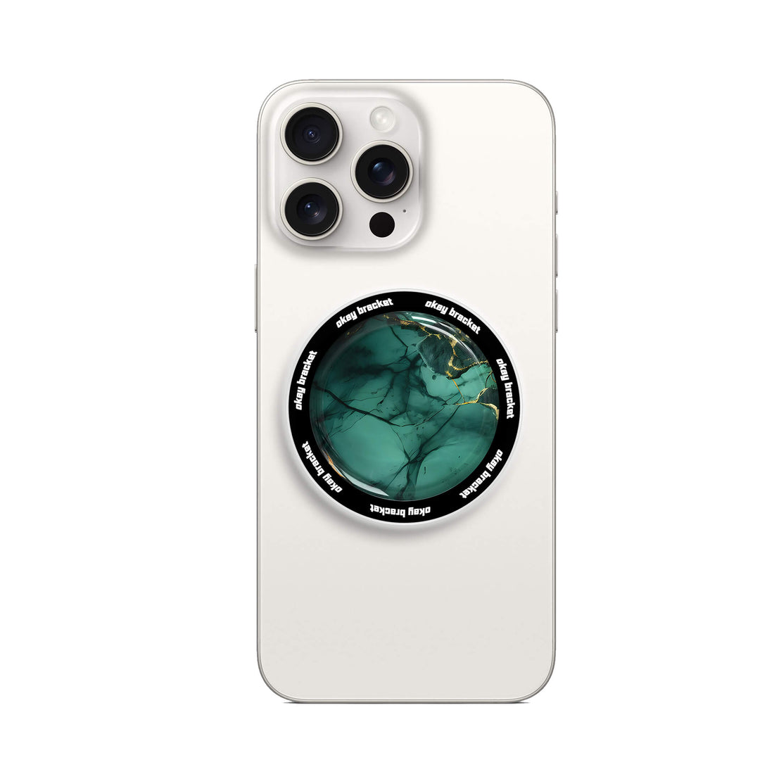 Broken Agate Green - AirBag Grip For MagSafe