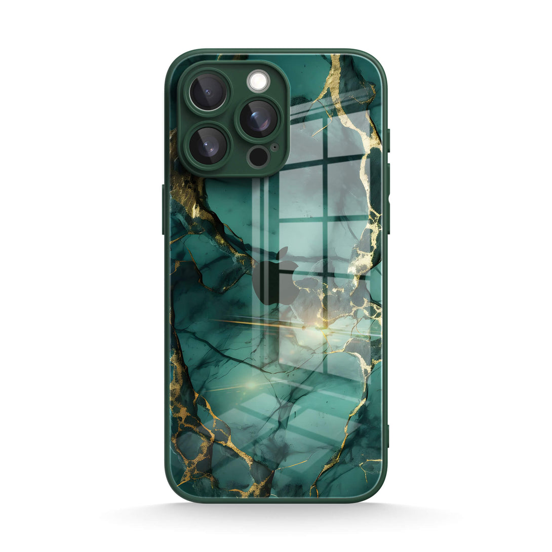 Broken Agate Green - iPhone Case