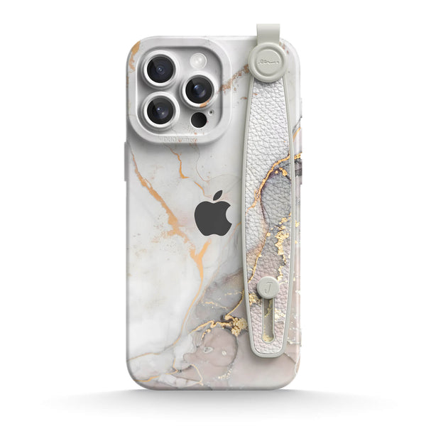 Gray Gold Sand - iPhone Wrist Strap Case