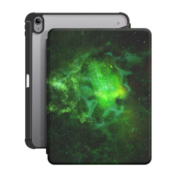 Luo Fantôme Vert - Coque iPad Snap 360° Support Résistant Aux Chocs