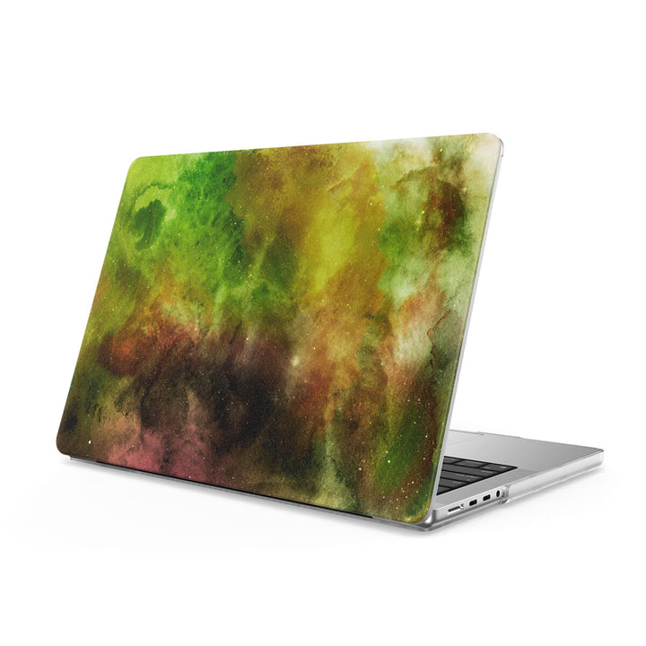 Yellow-Green Nebula - Macbook Case