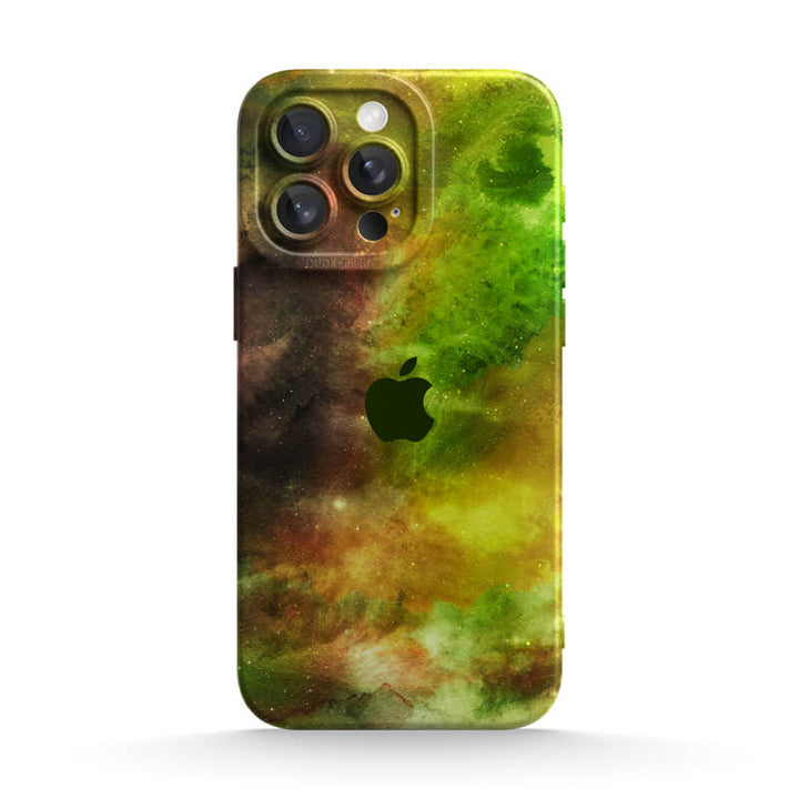 Yellow-Green Nebula - iPhone Case