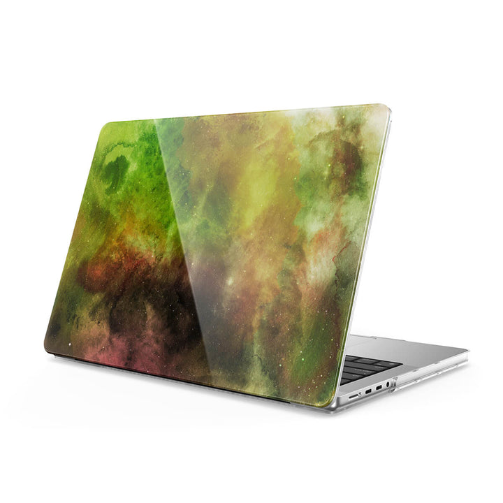 Yellow-Green Nebula - Macbook Case