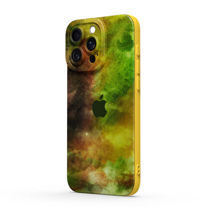 Yellow-Green Nebula - iPhone Case