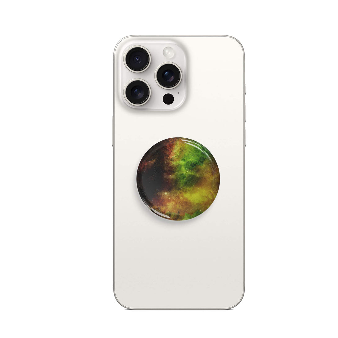 Yellow-Green Nebula  - AirBag Grip For MagSafe