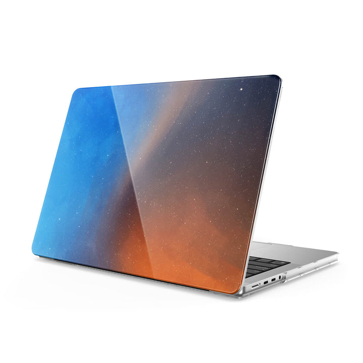 Polaire-Bleu À Orange - Coque MacBook