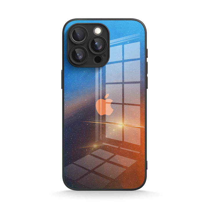 Polaire-Bleu À Orange - Coque iPhone