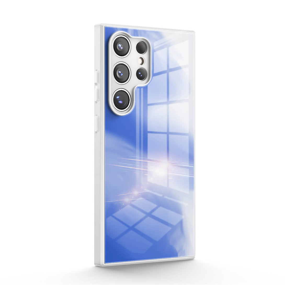 Blue White - Samsung Case
