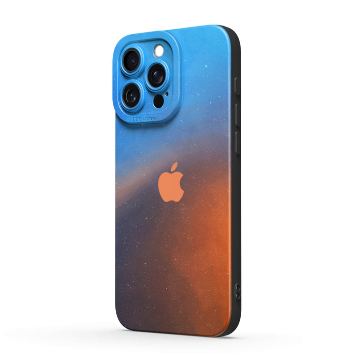 Polaire-Bleu À Orange - Coque iPhone