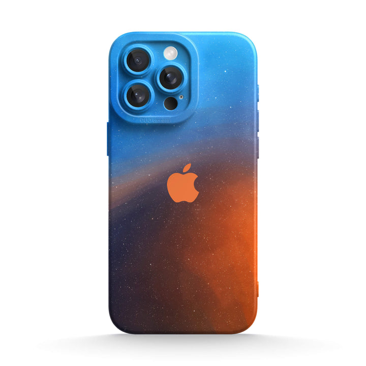 Polaire-Bleu À Orange - Coque iPhone