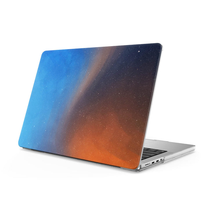 Polaire-Bleu À Orange - Coque MacBook