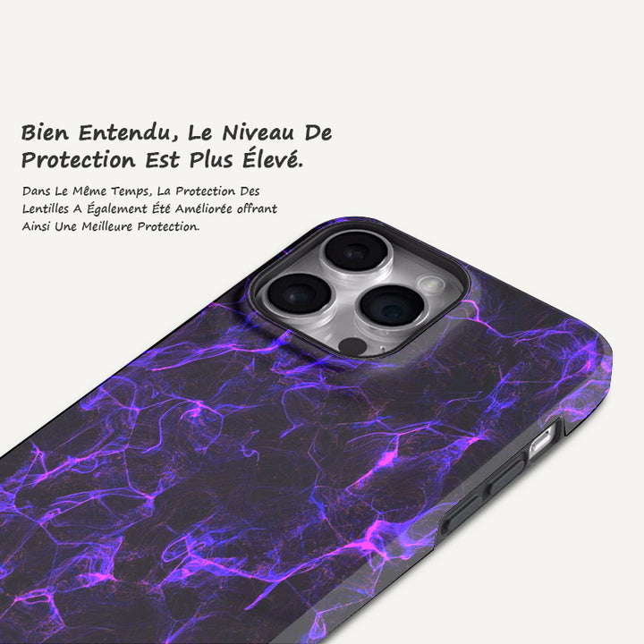 Fleurs Au Clair De Lune - Coque iPhone