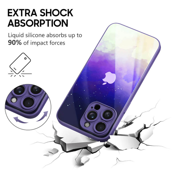 Astral Purple Blue - iPhone Case