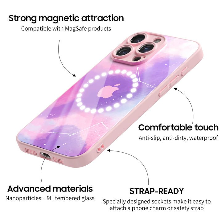 Astral Purple Blue - iPhone Case