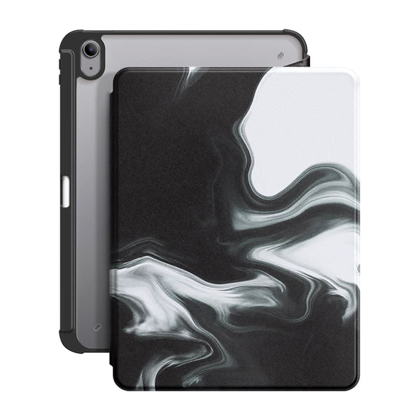 Noir Et Blanc - Coque iPad Snap 360° Support Résistant Aux Chocs