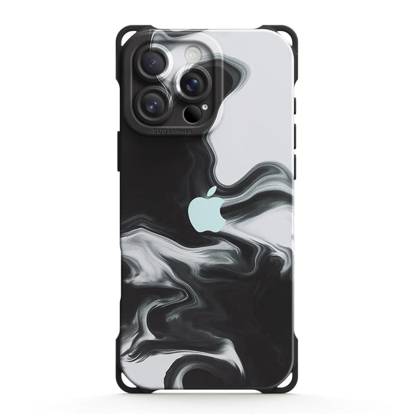 Black White - iPhone Ultra Impact Resistant Protective Case