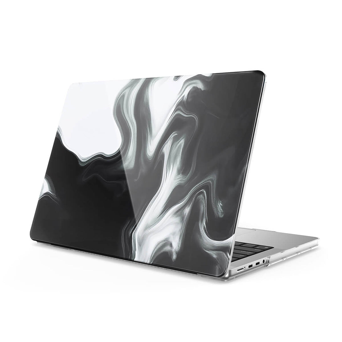 Black White - Macbook Case