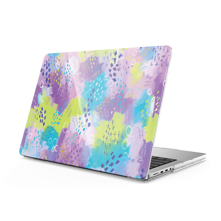 Lavande Flottante - Coque MacBook