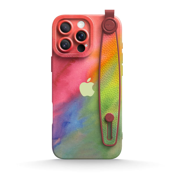 Apply Spring Color- iPhone Wrist Strap Case