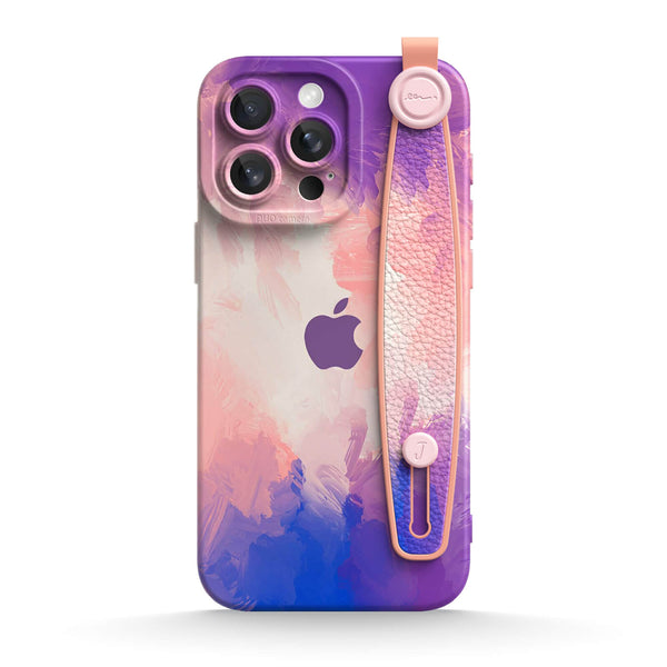 Rose Mauve - iPhone Wrist Strap Case