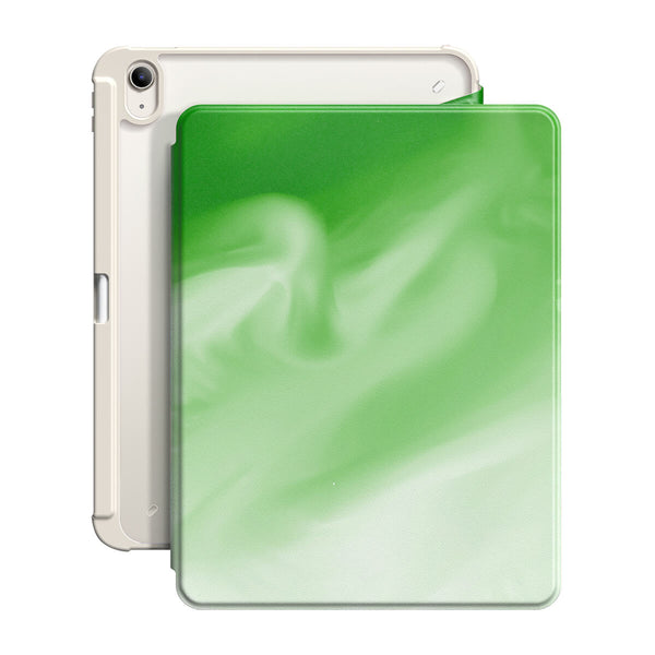 Vert Blanc - Coque iPad Snap 360° Support Résistant Aux Chocs