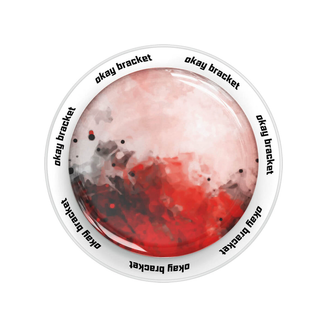 Splash Ink Red - AirBag Grip For MagSafe