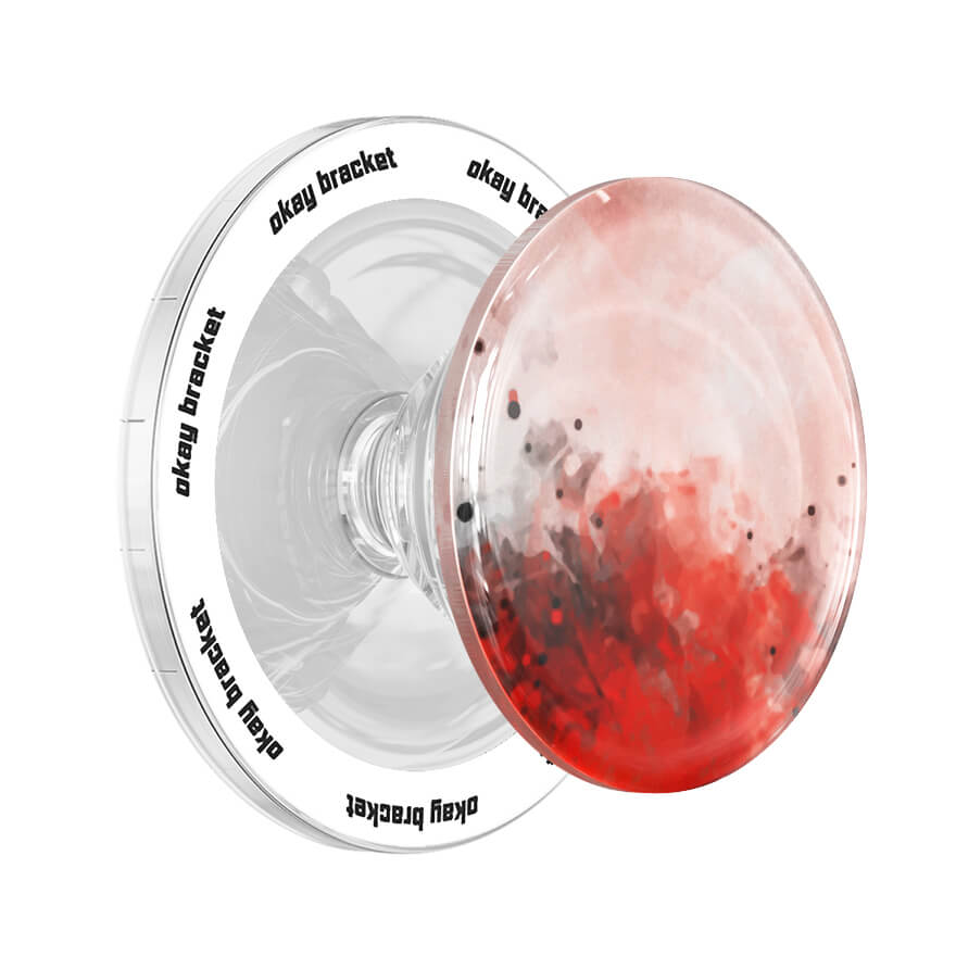 Splash Ink Red - AirBag Grip For MagSafe