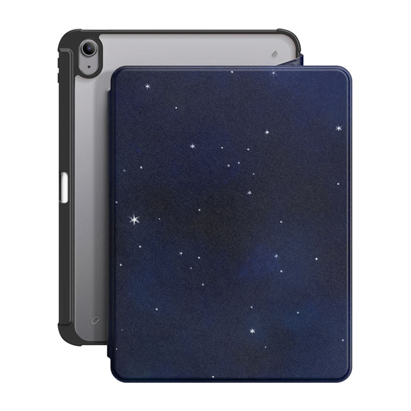 Étoile Bleu Vert - Coque iPad Snap 360° Support Résistant Aux Chocs