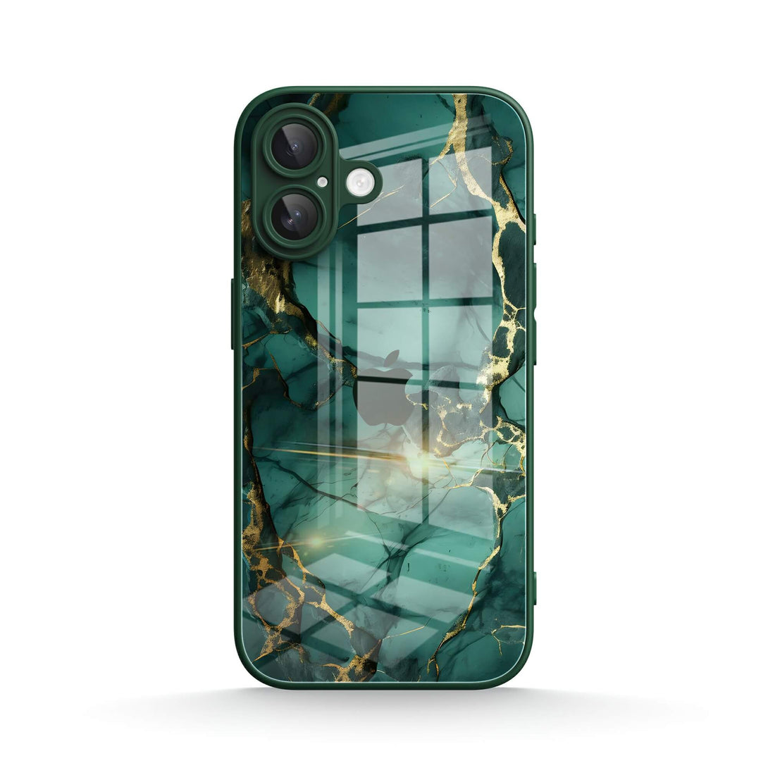 Broken Agate Green - iPhone Case