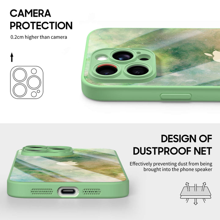 Yellow-Green Nebula - iPhone Case