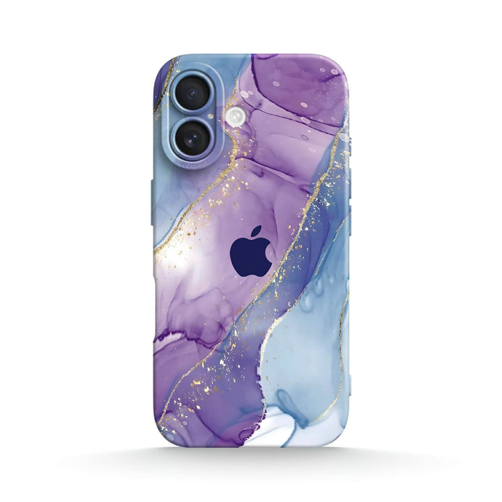 Purple Blue Gilt - iPhone Case