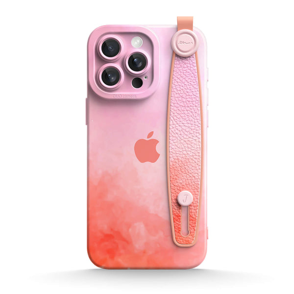 Warming Pink - iPhone Wrist Strap Case