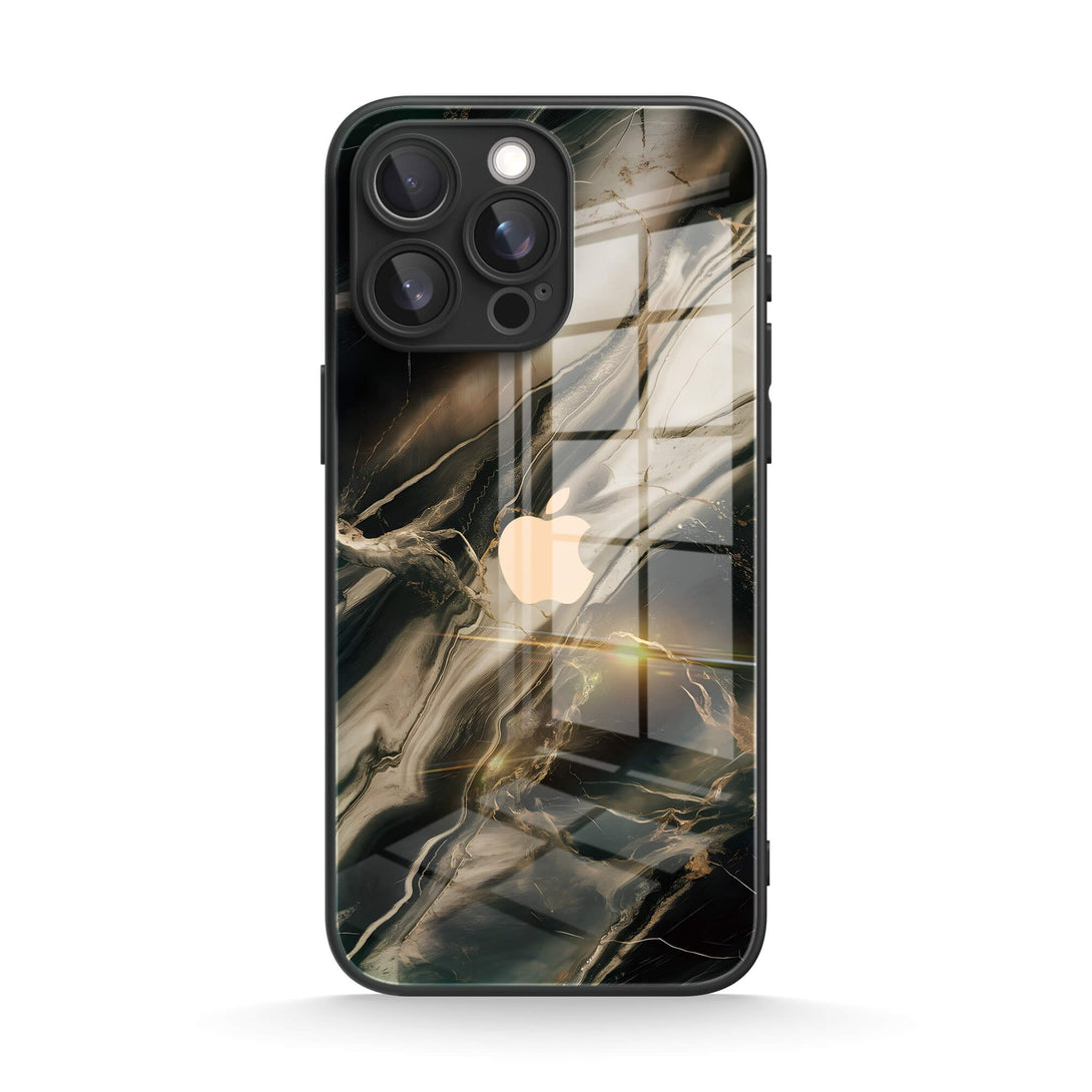 Gilded Black - iPhone Case