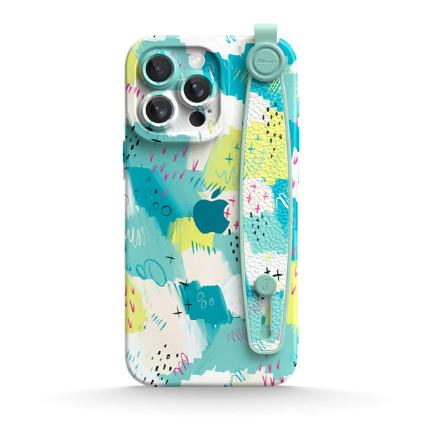 Stroll In The Hills - iPhone Wrist Strap Case