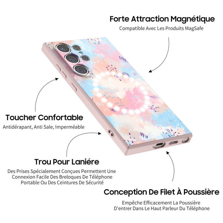 Joyeuse Rose - Coque Samsung