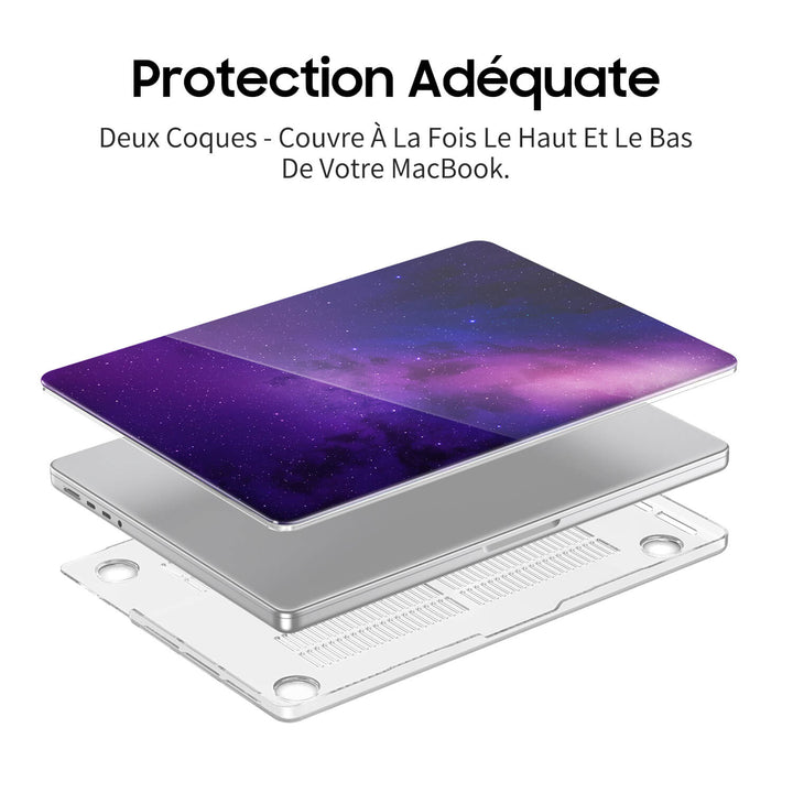 Étoile Fluorescente Bleue - Coque MacBook