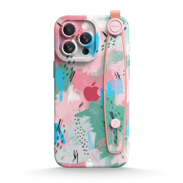 Rose Lake Under The Joy - iPhone Wrist Strap Case